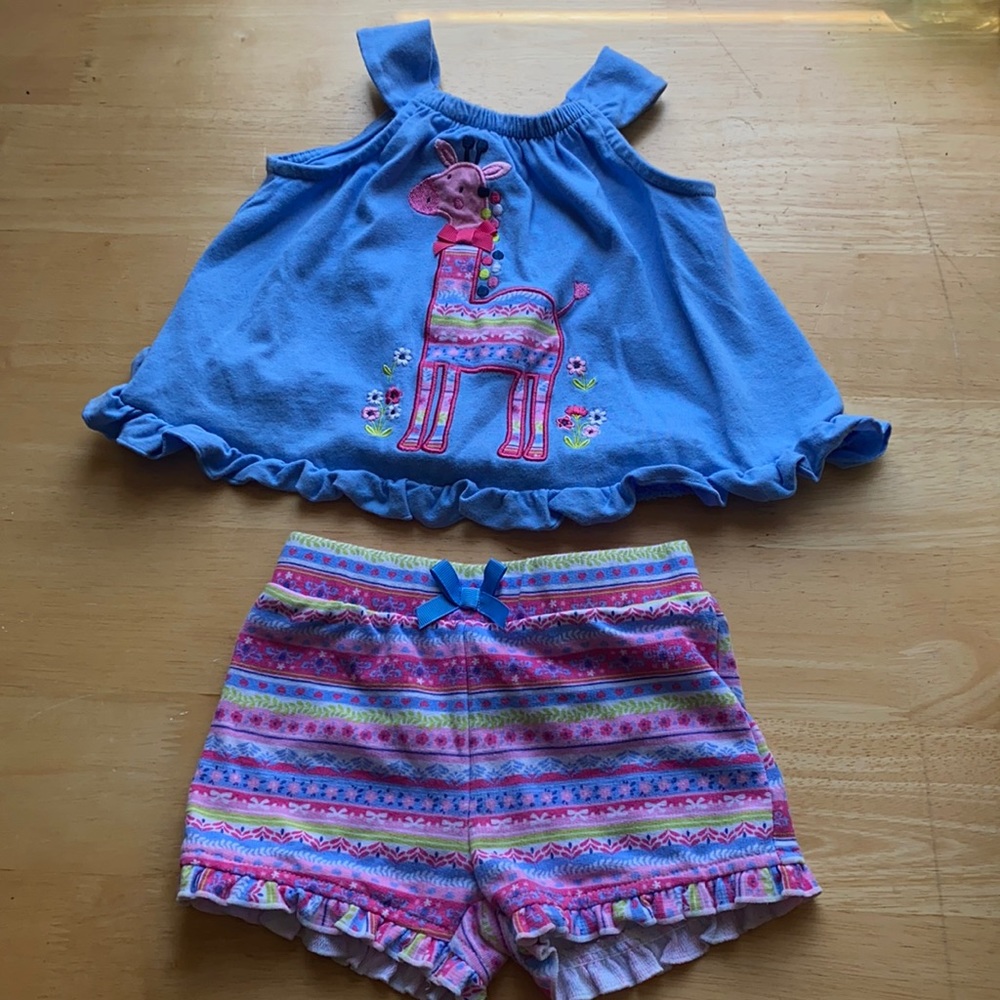 Baby Girl 18M Tank & Shorts Set
